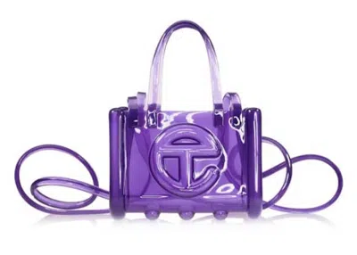 Pre-owned Telfar X Melissa Small Jelly Shopper In Purple