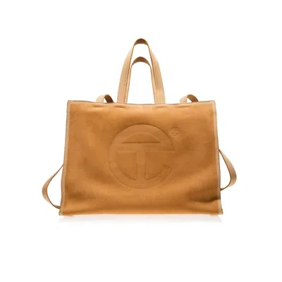 Pre-owned Telfar X Timberland Large Shopper In Wheat In Sand