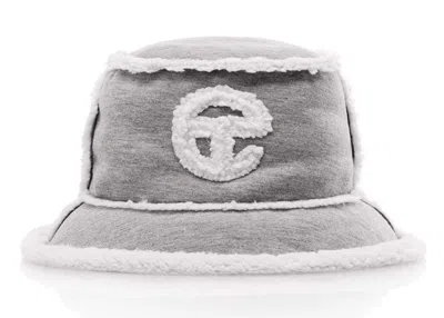Pre-owned Telfar X Ugg Fleece Bucket Hat In Heather Grey