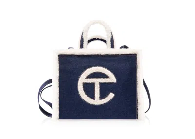 Pre-owned Telfar X Ugg Medium Shopping Bag In Denim