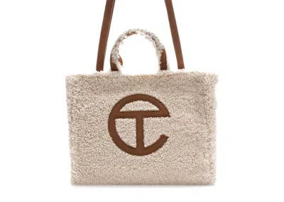 Pre-owned Telfar X Ugg Reverse Shopping Bag Medium In Natural
