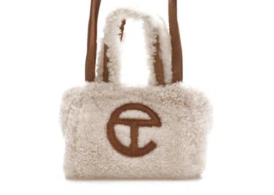 Pre-owned Telfar X Ugg Reverse Shopping Bag Small In Natural