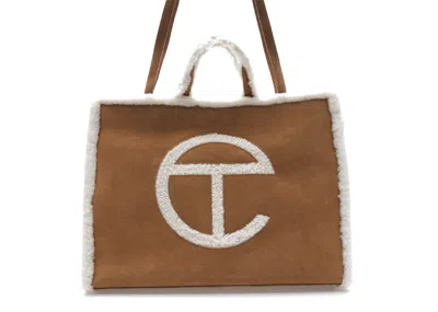 Pre-owned Telfar X Ugg Shopping Bag Large In Chestnut
