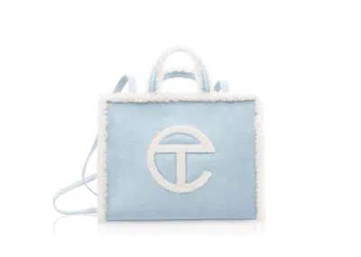 Pre-owned Telfar X Ugg Shopping Bag Medium In Blue