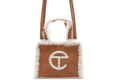 Pre-owned Telfar X Ugg Shopping Bag Small In Chestnut