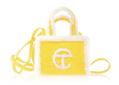 Pre-owned Telfar X Ugg Shopping Bag Small In Crinkle/taxi