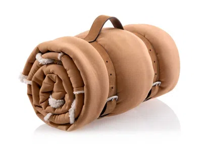 Pre-owned Telfar X Ugg Throw Blanket In Chestnut