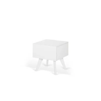 Temahome Emma 17'' Tall 1 - Drawer Nightstand In White