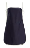 Temily Summer Bones Satin Mini Dress