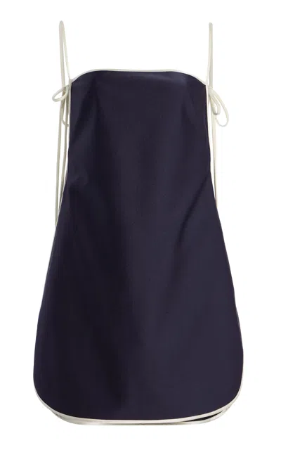 Temily Summer Bones Satin Mini Dress