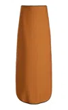 Temily Summer Bones Sheath Satin Maxi Skirt