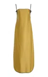 Temily Exclusive Summer Bones Signature Stretch-satin Maxi Dress