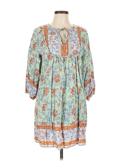 Pre-owned Temofon Casual Dress In Blue