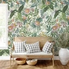 Tempaper Beverly Floral Mural Wallpaper In Green