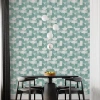 Tempaper Composed Shapes Peel & Stick Wallpaper In Green