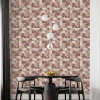 Tempaper Composed Shapes Peel & Stick Wallpaper In Red