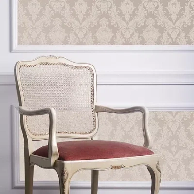 Tempaper Damsel Peel & Stick Wallpaper In Sand
