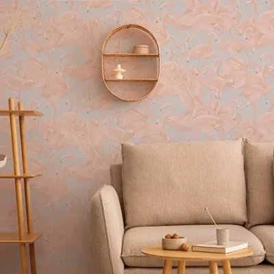 Tempaper Flamingo Peel & Stick Wallpaper In Pink
