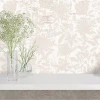 Tempaper Garden Floral Peel & Stick Wallpaper In Pink