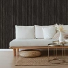 Tempaper Grasscloth Peel & Stick Wallpaper In Black