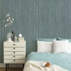 Tempaper Grasscloth Peel & Stick Wallpaper In Blue