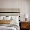 Tempaper Grasscloth Peel & Stick Wallpaper In Silver