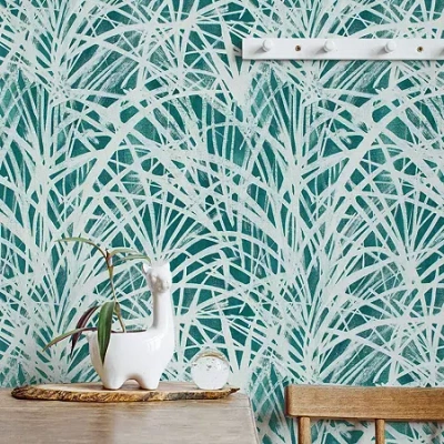 Tempaper Grassroots Peel & Stick Wallpaper In Green