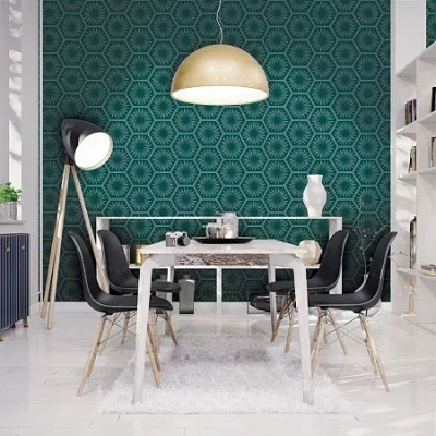 Tempaper Hello Peel & Stick Wallpaper In Blue