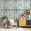 Tempaper Looking Glass Mural Wallpaper In Blue