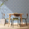 Tempaper Ornamental Tile Peel &amp; Stick Wallpaper In Blue