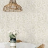 Tempaper Painted Vine Peel & Stick Wallpaper In White