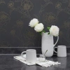 Tempaper Peonies Peel & Stick Wallpaper In Gray