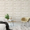 Tempaper Quilted Patchwork Peel & Stick Wallpaper In Neutral