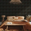 Tempaper Scandi Floral Peel & Stick Wallpaper In Black