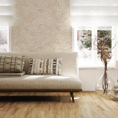 Tempaper Sketch Peel & Stick Wallpaper In Sand