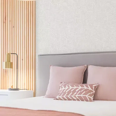 Tempaper Swell Peel & Stick Wallpaper In Neutral