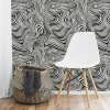 Tempaper Zebra Marble Peel & Stick Wallpaper In Black