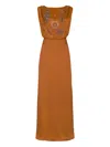 Temperley London Adalina Beaded Maxidress In Orange