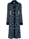 Temperley London Adonis Coat In Blue