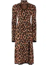 Temperley London Adonis Knitted Dress In Brown