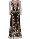 Temperley London Alessia Maxi Dress In Black