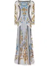 Temperley London Alessia Maxi Dress In Blue