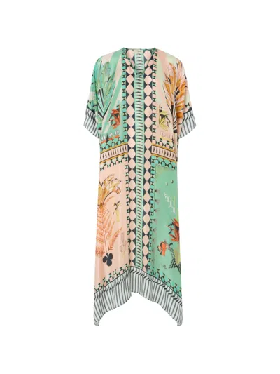 Temperley London Amber V-neck Maxi Dress In Multi