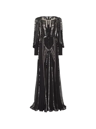 Temperley London Andromeda Gown In Animal Print