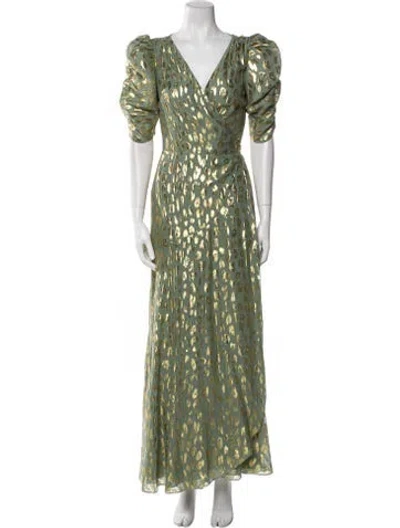 Pre-owned Temperley London Animal Print Long Dress