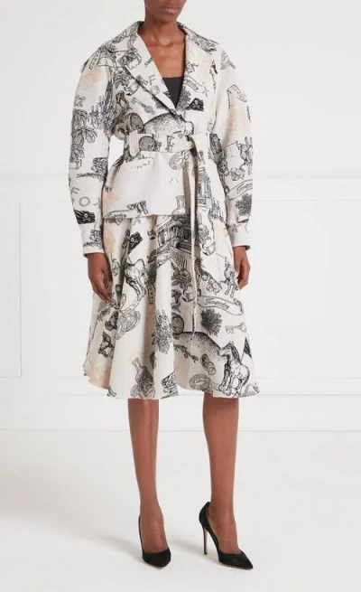 Temperley London Anniversary Jacket In Blue