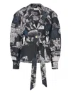 Temperley London Jacke Mit Gürtel In Multi
