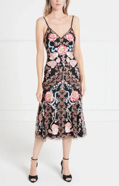 Temperley London Bilbao Strappy Dress In Black