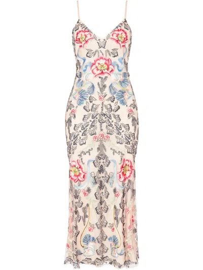 Temperley London Bilbao Strappy Midikleid