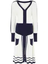 Temperley London Gestricktes Bretton Midikleid In Weiss
